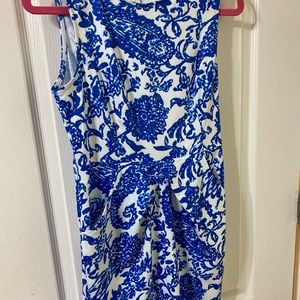 Blue paisley dress